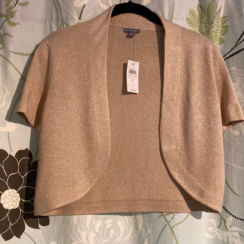 Ann Taylor Open Front Crop Bolero